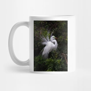 On Display - Great Egret Mug